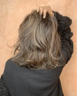 ミディアム 沖縄東京2拠点美容師 mamicoのヘアスタイル