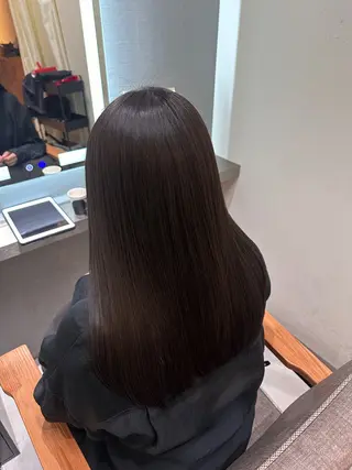 セミロング カラー ヘアアレンジ 🇰🇷韓国スタイル レイヤー/ayanaのヘアスタイル