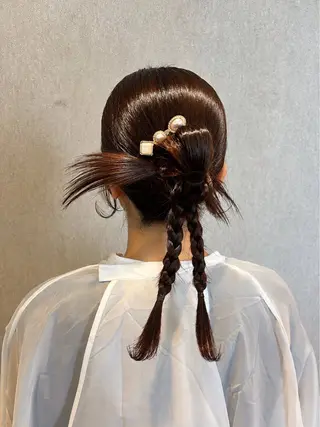 ヘアアレンジ 岡 舞唯のヘアスタイル
