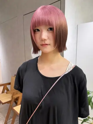 ミディアム カラー 💘心斎橋ダブルカラ ー💘minamiのヘアスタイル