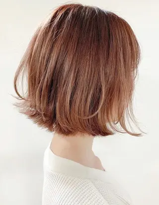 ショート カラー 樫原裕二/似合わせ カット/透明感カラーのヘアスタイル