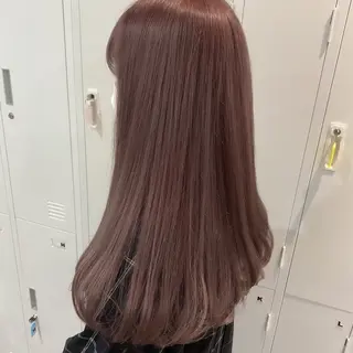 セミロング カラー FERIA梅田🖤 透明感カラー🎀のヘアスタイル