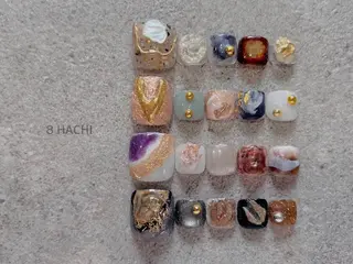 ネイル 亀戸8 HACHI スタッフのネイルデザイン