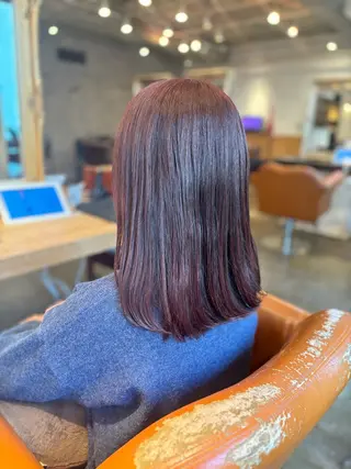 カラー 髪質改善カラー ベージュ🤎YUMEのヘアスタイル