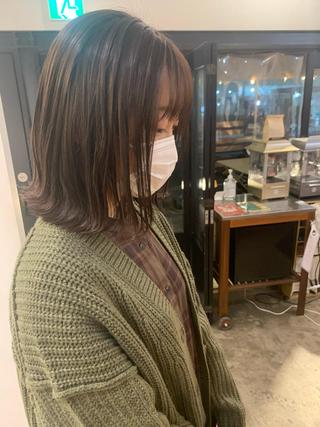 ミディアム カラー 佐藤 宰 OZ桑野店のヘアスタイル