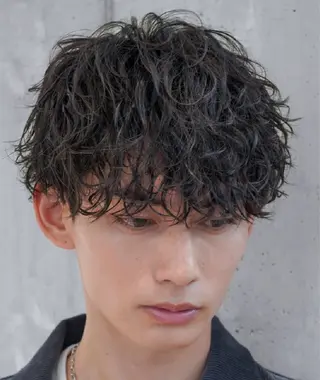 パーマ メンズ 仙台波巻きパーマ/ fifth/遠藤楓雅のヘアスタイル