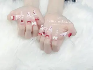 ネイル MoMoA Nail ネイル長さ出し専門店のネイルデザイン