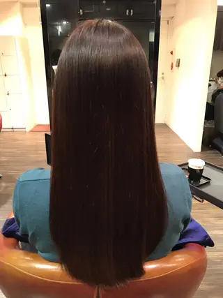 ロング 縮毛矯正/ 髪質改善 /ショート 圍 崇行のヘアスタイル