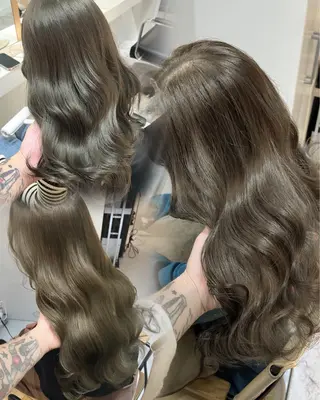 ミディアム カラー ヘアアレンジ ✨韓国/外国人風✨ 江原巧のヘアスタイル
