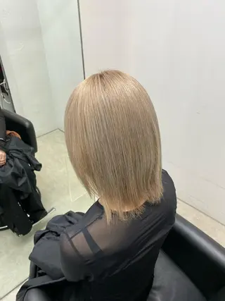 ミディアム カラー エクステモデル募集 💗大阪梅田/川上のヘアスタイル