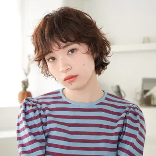パーマ カットモデル募集中/ 新潟万代/かのん🎀のヘアスタイル