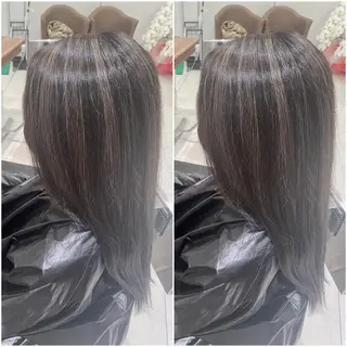 ロング カラー 全席個室 暖色カラー Zina松園優香🌸のヘアスタイル