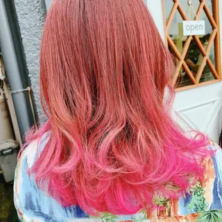 セミロング カラー K△N△♡かな ヘア&まつげのマツエク・マツパデザイン