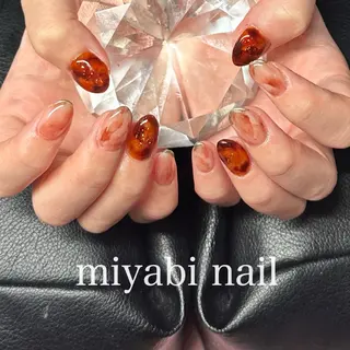 ネイル miyabi nail 桂川駅近くのネイルデザイン