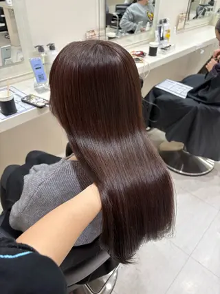 ミディアム カラー ヘアアレンジ 💟RINNA 艶カラー💟のヘアスタイル