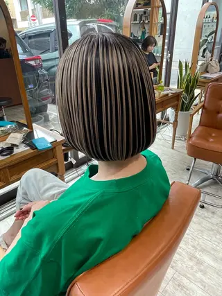 ミディアム カラー Ishii Tsuyoshiのヘアスタイル