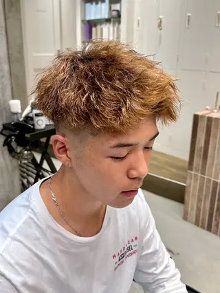 ショート メンズ 横浜/メンズ特化/ Farbe/田中颯斗のヘアスタイル