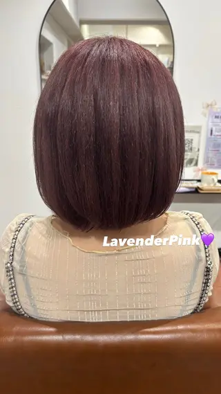 ミディアム カラー 石井 美羽のヘアスタイル