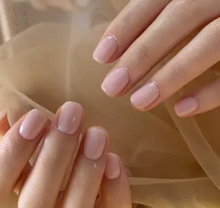 ネイル By moonネイル 🌷ワンホン/韓国風のネイルデザイン