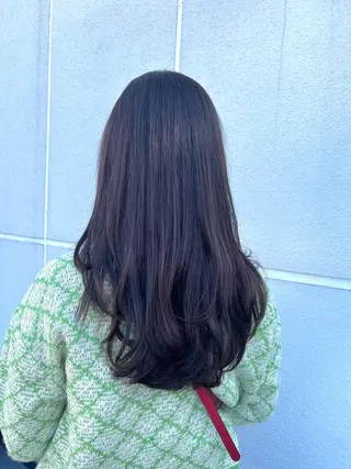 ロング カラー 松坂 真衣のヘアスタイル