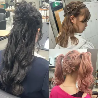 セミロング ヘアアレンジ メンズ多数⚡ブリーチ 特化💚Acchonのヘアスタイル