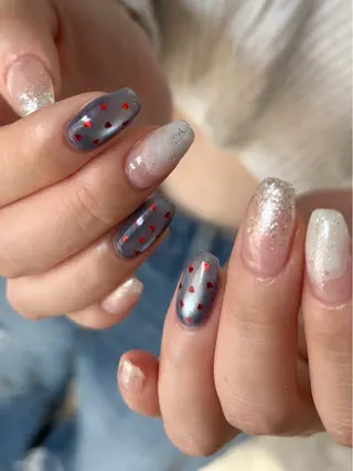 ネイル rikako OAK溝の口のネイルデザイン