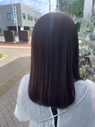セミロング カラー 千葉 晴心/髪質改善のヘアスタイル