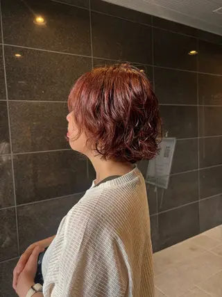 ショート KAREN（ému） 伏見/カットモデルのヘアスタイル