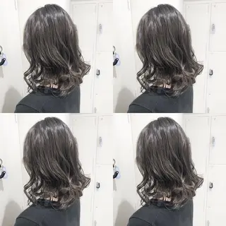 ミディアム カラー 似合わせ/レイヤー /ボブ/新谷のヘアスタイル