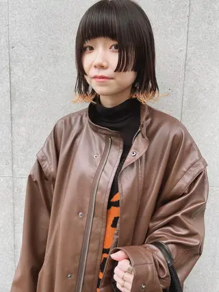 ショート カラー センスをお届けします 大谷将生infpのヘアスタイル