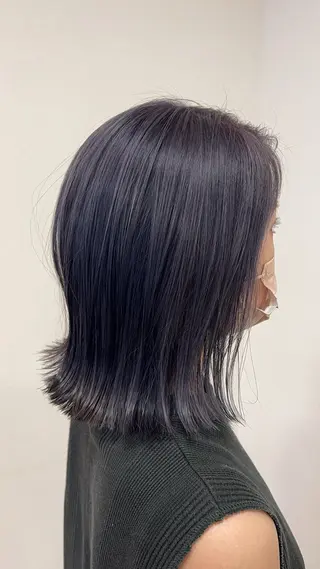 ミディアム ヨゴ アヤカのヘアスタイル
