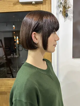 ショート ボブ人気No,1✨ TAME副店長のヘアスタイル
