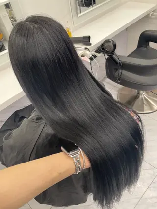ロング 🤍透明感カラー/ 韓国レイヤー🤍のヘアスタイル