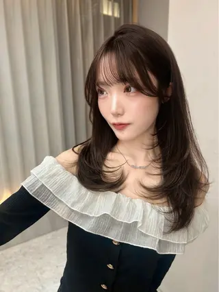 セミロング 木串 楽人のヘアスタイル