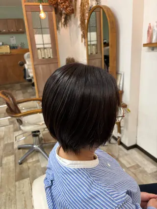 ショート カラー 西森恒嘉/南浦和/メ ンズパーマ・韓国ヘアのヘアスタイル