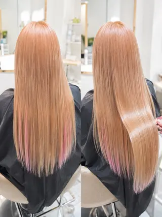 ロング カラー イズ ミのヘアスタイル