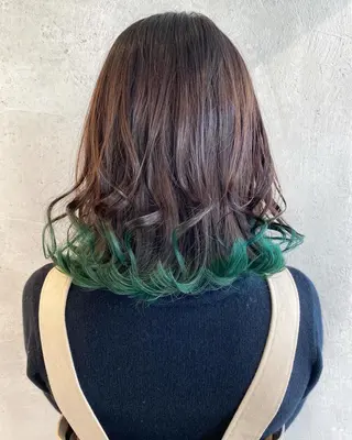 ミディアム カラー ヘアアレンジ 【池袋/スパイキー ショート】ⓝⓘⓜⓤのヘアスタイル