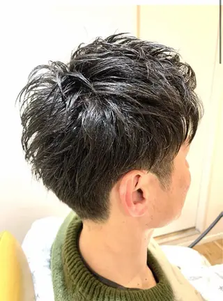 ミディアム 根橋享平/ メンズカット専門店のヘアスタイル