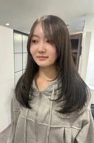 セミロング 北村 勇樹のヘアスタイル