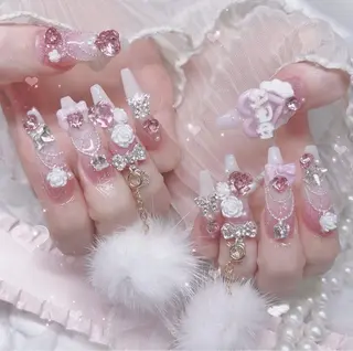 ネイル Lee Nails チップ長さだし専門店のネイルデザイン