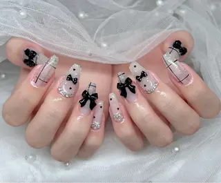 ネイル 🎀PG🩵 ネイルサロンのネイルデザイン