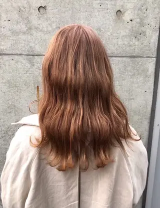 ロング カラー ヘアアレンジ レイヤーカット/ ハイトーン/ みうのヘアスタイル