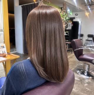 ロング カラー Saki💛心斎橋 ショート/艶カラーのヘアスタイル