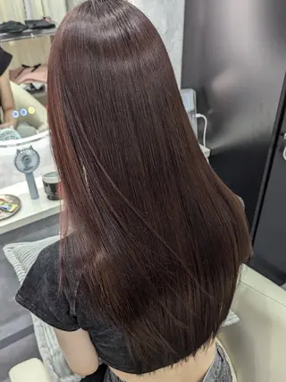 ロング カラー 🏹MIYU¦抜け感 ×柔らかカラーのヘアスタイル