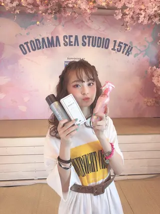 セミロング カラー 💜髪質改善美髪💜 星野清光のヘアスタイル