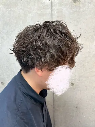 ショート パーマ メンズ TAKIZAWA 武蔵小杉のヘアスタイル