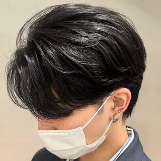 ミディアム パーマ ヘアアレンジ メンズ fifth 石川 凪のヘアスタイル