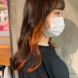 ロング kiyono ⭐︎ダブルカラーのヘアスタイル