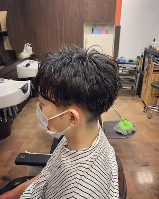 メンズ 三谷 天兵のヘアスタイル