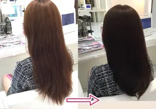カラー 藤井 陽菜のヘアスタイル